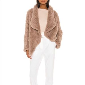 Heartloom faux fur jacket